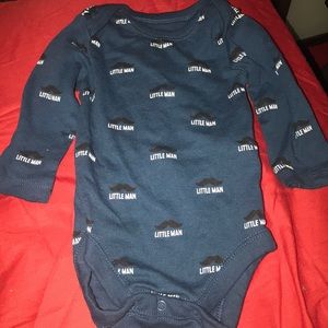 Little man baby onesie